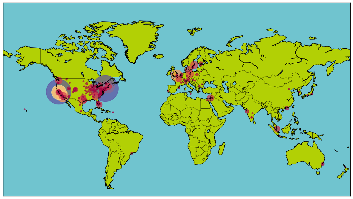 Heat Map of VC Fund Locations
